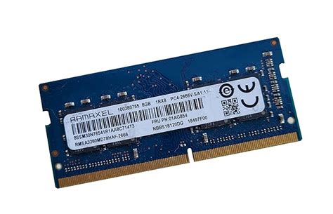 Ramaxel RMSA3260ME78HAF-2666 8gb Pc4 2666MHz DDR4 So-Dimm Non-ECC 260 ...