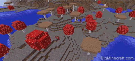 Image result for Mushroom Island Seeds Minecraft Java