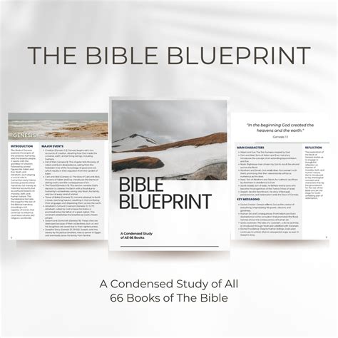 The Bible Blueprint - Full Bible Study and Overview of All 66 Books - Etsy