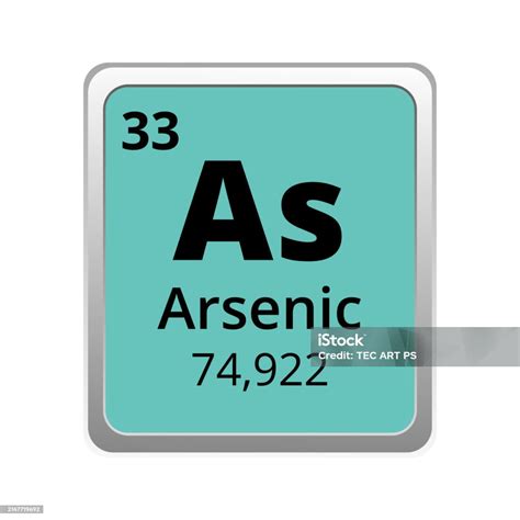 Periodic Table Element Arsenic Stock Illustration - Download Image Now ...