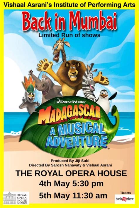 Dreamworks `Madagascar` - A Musical Adventure | Ticket Booking for ...