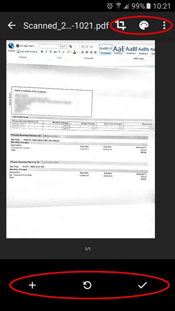 Scan Document Android Camera 的图像结果