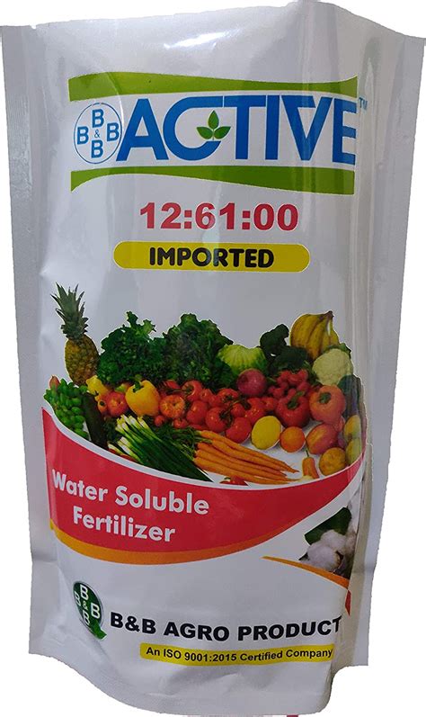 B & B Agro Products NPK 12:61:00 (Water Soluble Fertilizer) (For New ...