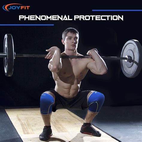 Knee Compression Sleeves for weight lifting, squats | Joyfit
