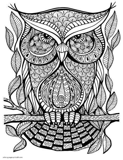 Large Print Coloring Pages For Adults || COLORING-PAGES-PRINTABLE.COM