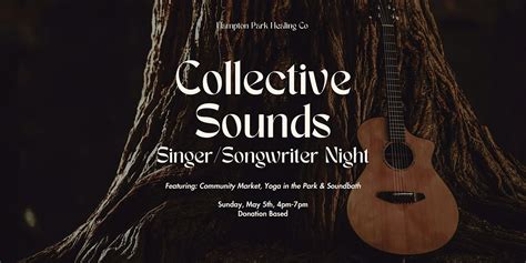 Collective Sounds: Singer/Songwriter Night, 67 Moultrie St, Charleston ...