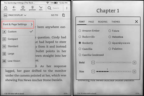 How to change the font size and style on Kindle Paperwhite