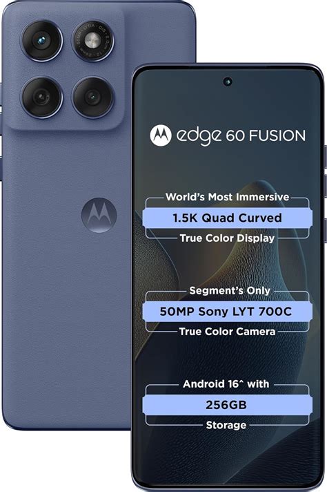 Motorola Edge 60 Fusion 5G (Pantone Slipstream, 8GB RAM, 128GB Storage ...