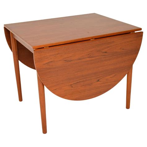 Danish Drop Leaf Dining Table at 1stDibs