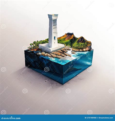 Yaren, Nauru. Detailed Country Map With Location Pin On Capital City. Cartoon Vector ...