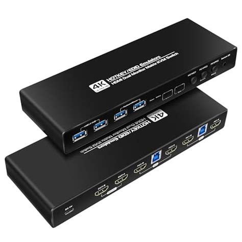 KVM Matrix Switch | 2x2 HDMI Matrix with EDID Emulator and 2K 144Hz Su ...