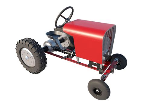 Garden Tractor Plans DIY Riding Lawn Mower Outdoor Power Equip Build ...