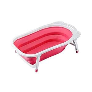 Amazon.in: Buy Muren collapsable Baby Anti Slip Big Plastic Bathtub ...