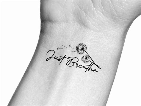 Just breathe symbol tattoo - Bronctattooaus.com