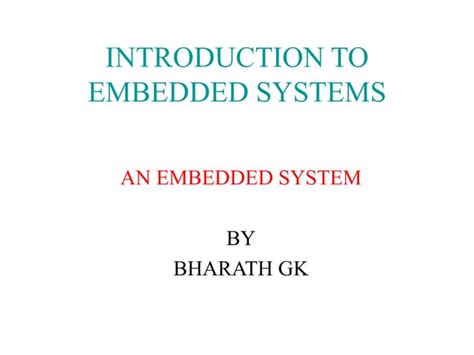 Image result for Intro to Embedded Systems
