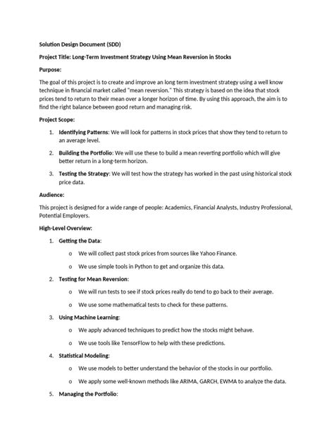Solution Design Document 的图像结果