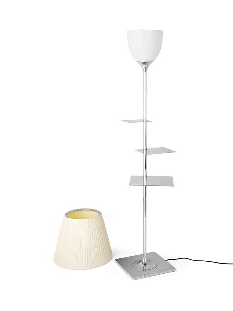Chrome Prism Side Table Floor Lamp – Vakkerlight