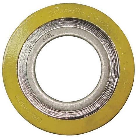 Flexitallic Spiral Wound Metal Gasket, 8 In, 316SS CGI | Zoro