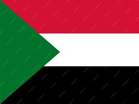 Premium Vector | Photo sudanese flag of sudan