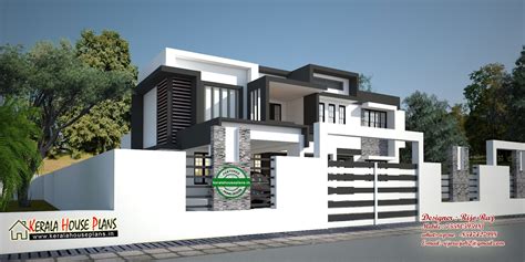 Kerala modern house elevations with 5 Bed rooms