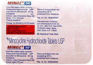 Minoz 50 Mg Tablet 10 - Uses, Side Effects, Dosage, Price | Truemeds