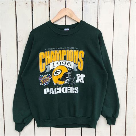 Vintage 90s Distressed Green Bay Packers Sweatshirt Packers Crewneck ...