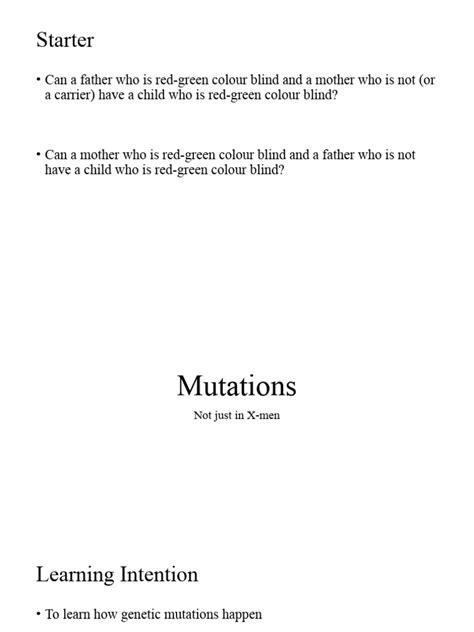 Image result for Biology Ordinal Level Mutation Lesson