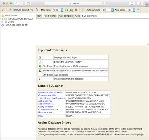 Install H2 Database Tutorial 的图像结果