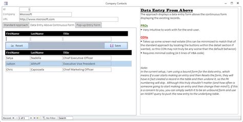 Form Data Entry to Access DB 的图像结果