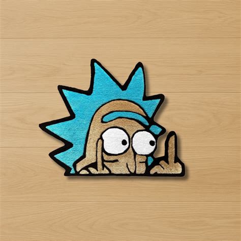 Rick & Morty - Rick Face – Go Rug Yourself