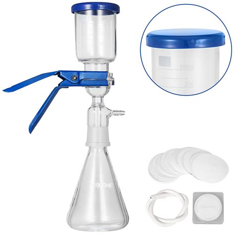 VEVOR Vacuum Filtration Apparatus Lab Filtration Apparatus 1000 ml ...