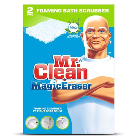 Mr Clean® | Magic Eraser Foaming Bath Scrubber with Febreze Meadows and ...