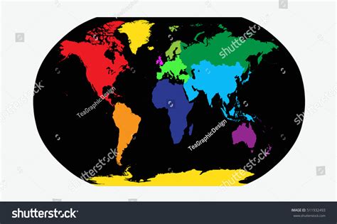 Earth Map Vector with Color Coding 的图像结果