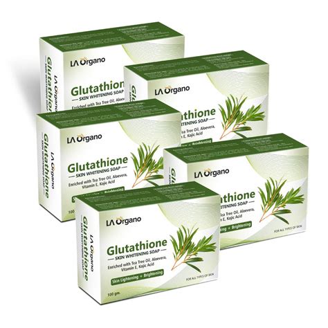 Glutathione Tea Tree Skin Skin Whitening Soap – LA Organo