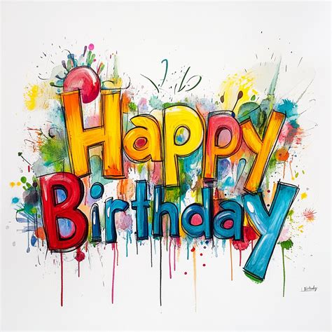 Happy Birthday Card Art Free Stock Photo - Public Domain Pictures