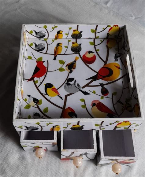 Elegant Sparrow Design Table Organizer in MDF board-REGAL001A – www ...