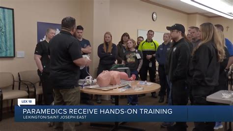 Paramedics receive hands-on training at Saint Joseph East