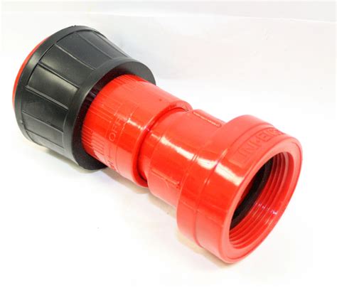 Fire Hose Nozzle Brass 2" NPSH/NPT Thermoplastic Adjustable Spray Size ...