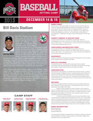 Fillable Online BASEBALL - CBS Sports Network Fax Email Print - pdfFiller