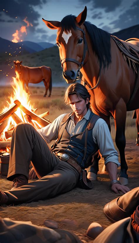 SeaArt AIで作成された西部のカウボーイ