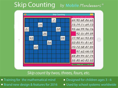 TouchMath Skip Counting 的图像结果