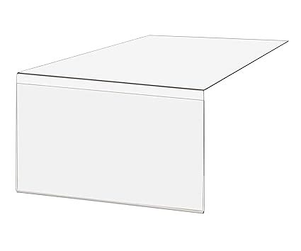 10 Pack Acrylic Retail Shelf Talker 4" Wide by 2" High for Product ...