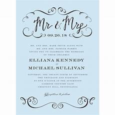 Wedding Invitations Mr And Mrs by Calligraphy Mr And Mrs Standard Wedding Invitation Wedding Invitations Mr And Mrs
