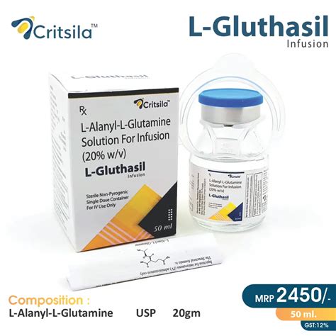 L-Gluthasil Injection (L-alanyl-L-glutamine (20gm))