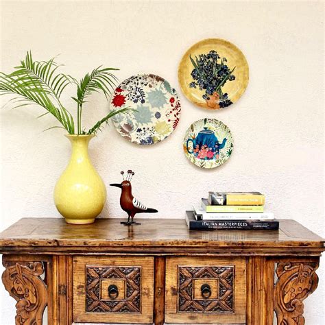 Floral Ceramic Decorative Wall Plate – Mora Taara