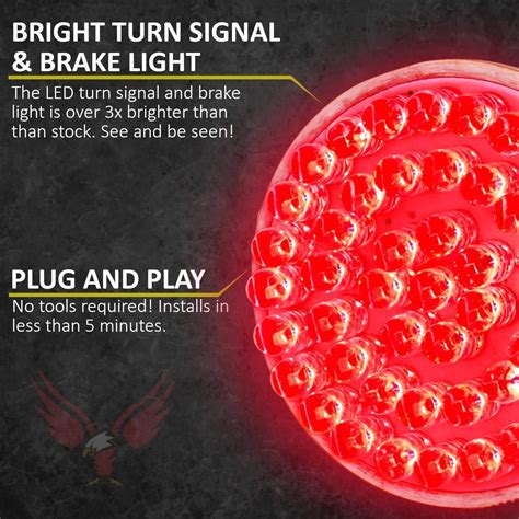 EagleLights Eagle Lights 8748RTS-S-EE 2 Inch Rear LED Turn India | Ubuy