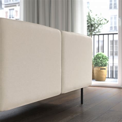 LILLEHEM 4-seat modular sofa, Vissle/beige metal - IKEA