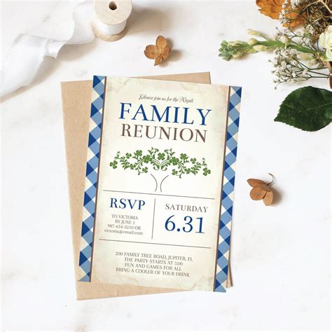 Downloadable Free Printable Reunion Invitation Templates Resumeprintable Family Reunion Flyers
