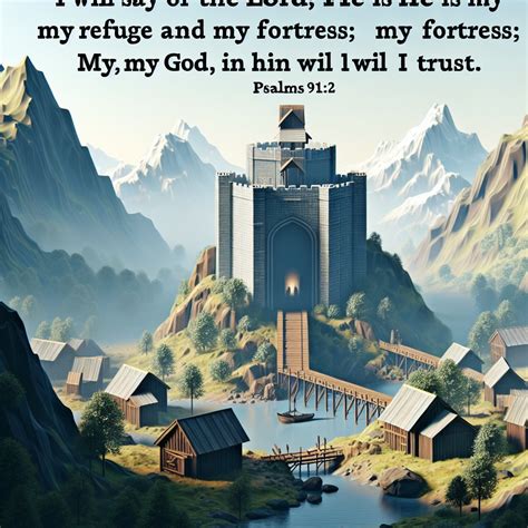 What does Psalms 91:2 mean? | Bible Art