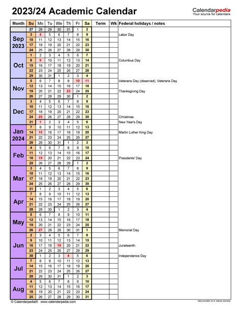 Pcc Academic Calendar 2023 - Printable Word Searches